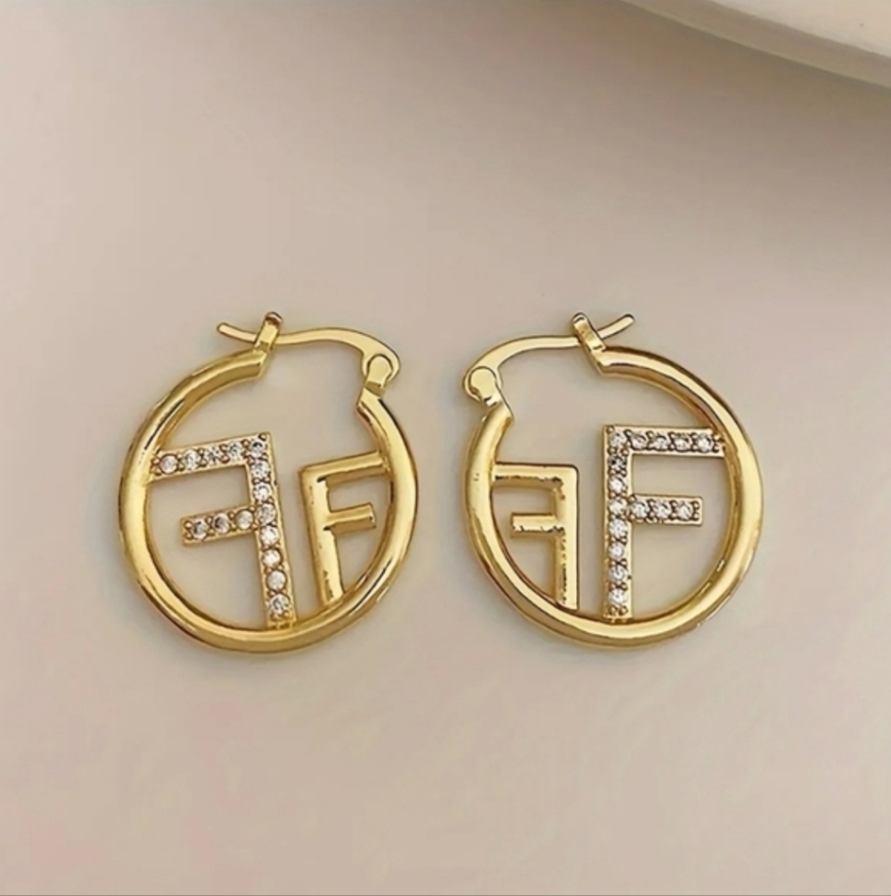 14k Gold Plated Hoop Earrings